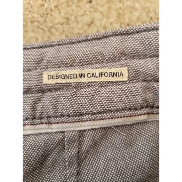 O'Neill Slit Time Shorts Mens 40 Gray Colorblock 100% Cotton Casual Summer USA - Picture 8 of 10